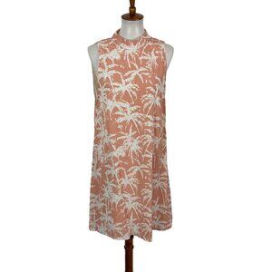 Tobi Pink White Floral Dress Large Sleeveless Boho Feminine‎ Casual
